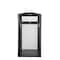 Alpine Industries 40 gal Square Outdoor Can, Transparent, Steel + PC Panel, 21.25 in ALP471-40-CLR - alternate 9